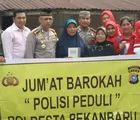 Jumat Barokah Polresta Pekanbaru Dapat Apresiasi dari Pemko