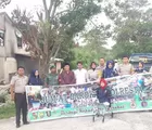 Korban Kebakaran Dapat Bantuan Tim Jumat Barokah Polresta Pekanbaru