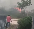 Kebakaran Lahan, Posko Karhutla Nyaris Disambar Api