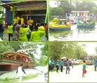 Ribuan Wisatawan Padati Alam Mayang Pekanbaru