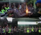 Kunjungi Denpom I/3, Polresta Pekanbaru Bawa Kue Ulang Tahun