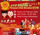 Sekitar 2000 Orang Akan Hadiri Puncak Perayaan Imlek Bersama