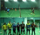 Pererat Silaturrahmi, Polresta Pekanbaru Badminton Bersama Wartawan