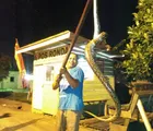 Warga Aster Tangkap Ular Phython Sepanjang 2 Meter