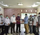 Silaturahmi dengan PWI Riau, Dirut BRK Komit Bersinergi dengan Wartawan dan Media