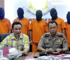 Polisi Gulung 5 Perampok yang Diduga Sering Beraksi di Riau dan Sumut