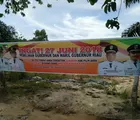 Hari Pertama Masa Tenang Pilgubri 2018, 'Diciderai' Spanduk Walikota Pekanbaru