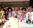 Polresta Pekanbaru dan Wartawan Santuni Anak Yatim