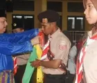 Lepas 40 Kontingen Jamnas Pramuka, Sekda Inhil Minta Peserta Rebut Prestasi