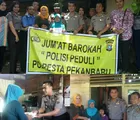 Anggota DPRD Riau Ikut Jumat Barokah Polresta Pekanbaru