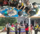 Kapolsek Perhentianraja Makan Bersama dengan Masyarakat