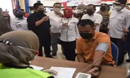 Terus Percepat Herd Immunity, 3 Menteri Ini Tinjau Vaksinasi COVID-19 Warga Cepu di PEM Akamigas