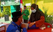 Ranting Istimewa Nahdlotul Ulama Griya Bukit Jaya (RINU GBJ) Gelar Vaksinasi Merdeka dosis 1 tahap kedua