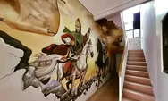 10 Lukisan Islam dan Mural Hiasi Dinding SMP PCI, Ketua Yayasan PCI: Guna Berikan Inspirasi Pada Siswa 
