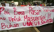 Bertahan Tak Ingin Digusur Para Pedagang Di Pasar Kebon Kembang Kota Bogor Kembali Menggelar Aksi Demo