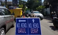 Polrestabes Bandung Lakukan Penyekatan Ganjil Genap Menuju Arah Jalur Wisata Kawasan Lembang