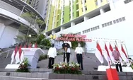 Presiden Jokowi Resmikan Rusun Pasar Rumput Jakarta