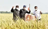 Di Hari Tani 2021, Salim Segaf dan Ridwan Kamil Borong Gabah dari Petani Muda