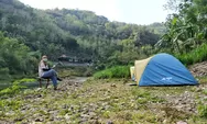 Tempat Camping Cantik di Yogya, Bantaran Sungai Oya Wajib Dicoba