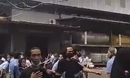 Pabrik di Jalan Sudirman Terbakar, Karyawan Panik Berhamburan