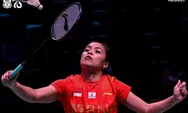 Uber Cup 2021 : Kuasai Jalannya Pertandingan, Gregoria Kembali Sumbang Poin untuk Indonesia