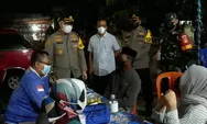 Pastikan Wilayah Perbatasan Dilayani Vaksin, Kapolres Kendal Malam-malam Tinjau Vaksinasi