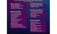 Indonesia akan Bertanding pada Ajang Victor Denmark Open 2021, Berikut Jadwal dan Susunan Pemain Indonesia