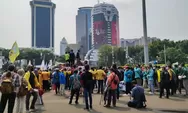 Tujuh Tahun Kepemimpinan Jokowi, Serentak Mahasiswa Turun Aksi di Istana Negara