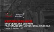 7 Tahun Kepemimpinan Jokowi, BEM SI : 'Geruduk Istana Oligarki'