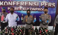 Polres Kulon Progo Gencarkan Razia Miras Jelang Pemilihan Lurah Serentak