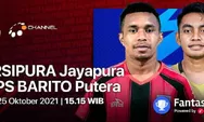 Link Nonton Streaming BRI Liga 1 antara Persipura Jayapura vs Barito Putera Sore Ini.