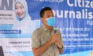 Politisi Partai Gelora Indonesia Muhamad Fauzi Mengucapkan 'Selamat Milad HMI ke-75'