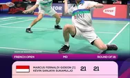 3 Ganda Putra Indonesia Lolos ke Perempat Final, Berpeluang All Indonesian Final French Open 2021