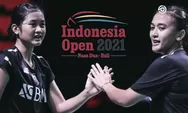  Indonesia Open 2021: Pukulan Ganda Putri Febriana - Amalia Buat Cedera Unggulan Malaysia