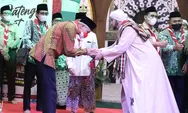 Ganjar dan Habib Syech Saling Melepas Rindu di Pramuka Berselawat