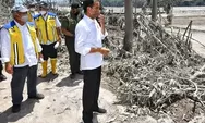 Jokowi Tinjau Langsung Lokasi Pengungsian dan Kerusakan Infrastruktur Akibat Erupsi Gunung Semeru