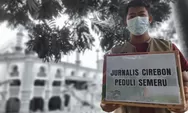 Jurnalis di Cirebon Bahu Membahu Galang Dana untuk Korban Letusan Gunung Semeru