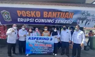 Asperindo Beri Bantuan Puluhan Juta dan Kiriman Gratis untuk Korban Terdampak Erupsi Gunung Semeru   