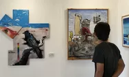 PPKM Level II, Pelaku Seni di Batang Gelar Pameran lukisan Land Art