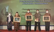 Peringkat Pertama KIP Award, Pemkab Batang Sabet Penghargaan Adikarya Tinarbuka