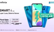 Spesifikasi Infinix Smart 6 NFC, HP Murah Rp1,2 Juta Berfitur Melimpah 
