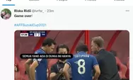 Indonesia Kalah dari Thailand di Final Piala AFF 2020, Tagar Game Over Menggema di Twitter