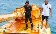 Sebuah Objek berbentuk Tank Mengapung di Laut Indonesia, Media Asing Ikut Bersuara, Aslikah?