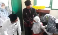 Tinjau Vaksinasi Anak di Warungasem Batang, Taj Yasin Temukan 3 Siswa Darah Tinggi 