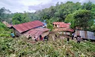 Hujan Lebat, Dua Rumah di Kebumen Hancur karna longsor