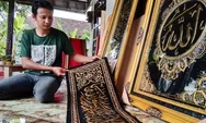 Berbahan Kertas dan Lem, Seniman Tulungagung Ciptakan Kaligrafi Berkualitas Ekspor
