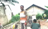 Rumah Lansia Desa Cogreg Dibangun Ulang melalui Program Lingkungan Desa Cogreg Swadaya Masyarakat Murni