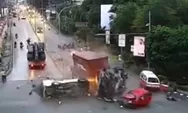 Viral Video Kecelakaan Maut Tronton di Balikpapan Beredar di Group Whatsapp