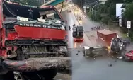 Truk Tronton Menabrak Sejumlah Pengendara di Balikpapan