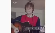VIDEO VIRAL! Bikin Penasaran, Ini Sosok John Lennon yang Nyanyikan Lagu Sweetes Place Ciptaan Once Mekel